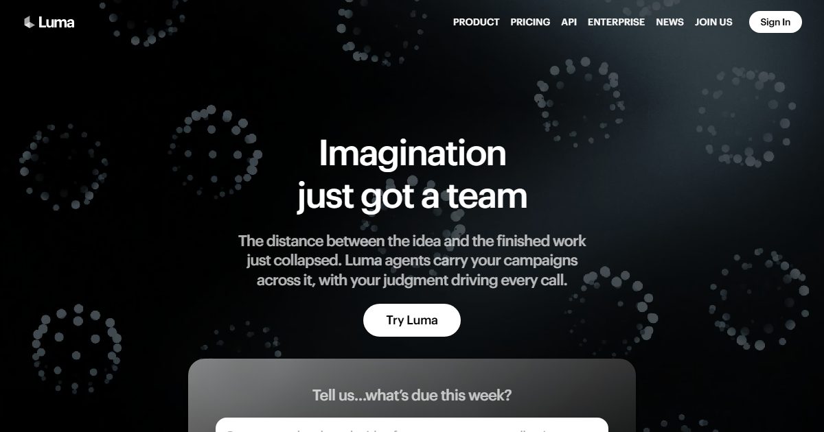 Luma Dream Machine